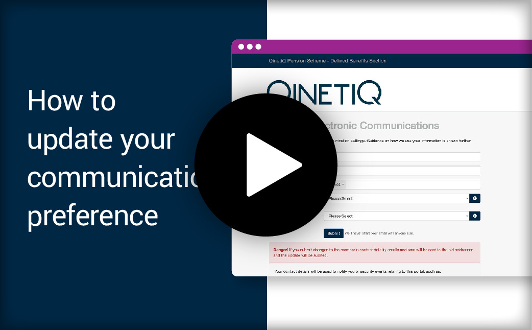 How to update your communications preference